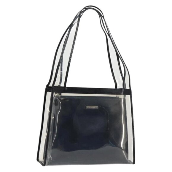 GUCCI Tote Bag Vinyl Black 001 2058 1773 5 Auth
